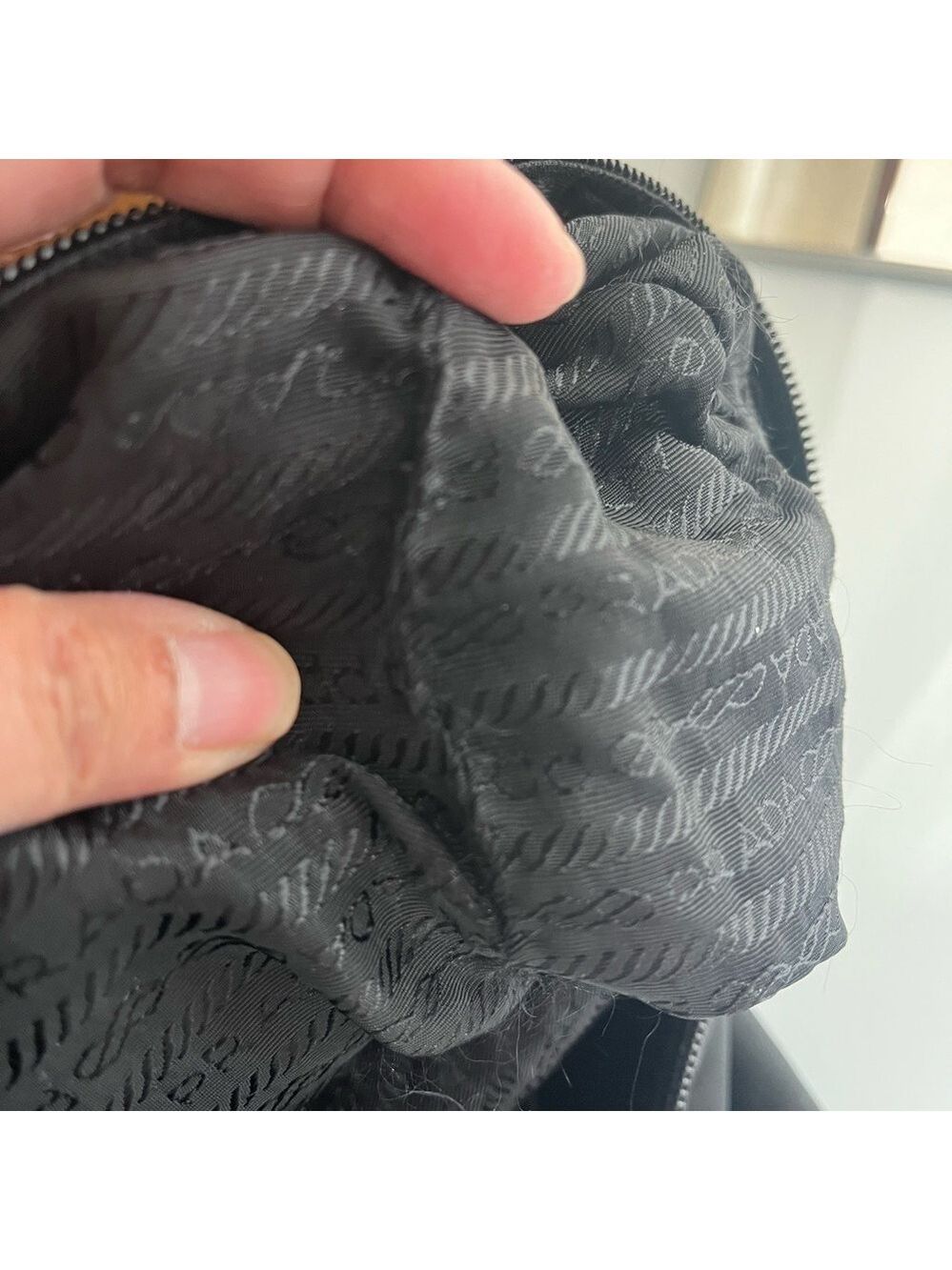 Prada Black Nylon Crossbody Messenger with Buckle Detail - Picture 12 of 16